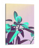 Hojas Verdes Iridiscentes - Alemi | Cuadro decorativo de Canvas Lab