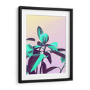 Hojas Verdes Iridiscentes - Alemi | Cuadro decorativo de Canvas Lab