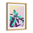 Hojas Verdes Iridiscentes - Alemi | Cuadro decorativo de Canvas Lab