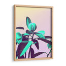 Hojas Verdes Iridiscentes - Alemi | Cuadro decorativo de Canvas Lab