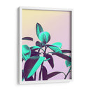 Hojas Verdes Iridiscentes - Alemi | Cuadro decorativo de Canvas Lab