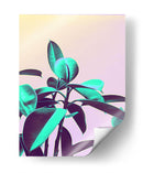 Hojas Verdes Iridiscentes - Alemi | Cuadro decorativo de Canvas Lab