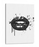 Labios Negros - Alemi | Cuadro decorativo de Canvas Lab