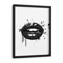 Labios Negros - Alemi | Cuadro decorativo de Canvas Lab
