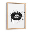 Labios Negros - Alemi | Cuadro decorativo de Canvas Lab