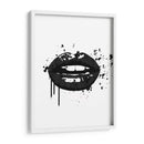 Labios Negros - Alemi | Cuadro decorativo de Canvas Lab