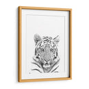 Tigre Blanco y Negro - Alemi | Cuadro decorativo de Canvas Lab