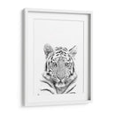 Tigre Blanco y Negro - Alemi | Cuadro decorativo de Canvas Lab