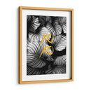 Xoxo Hojas Blancas y Negras - Alemi | Cuadro decorativo de Canvas Lab