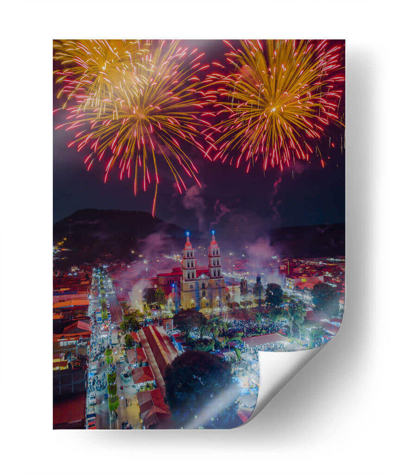 FUEGOS ARTIFICIALES 1 - MICHOACÁN - Luis Fernando Cortez | Cuadro decorativo de Canvas Lab