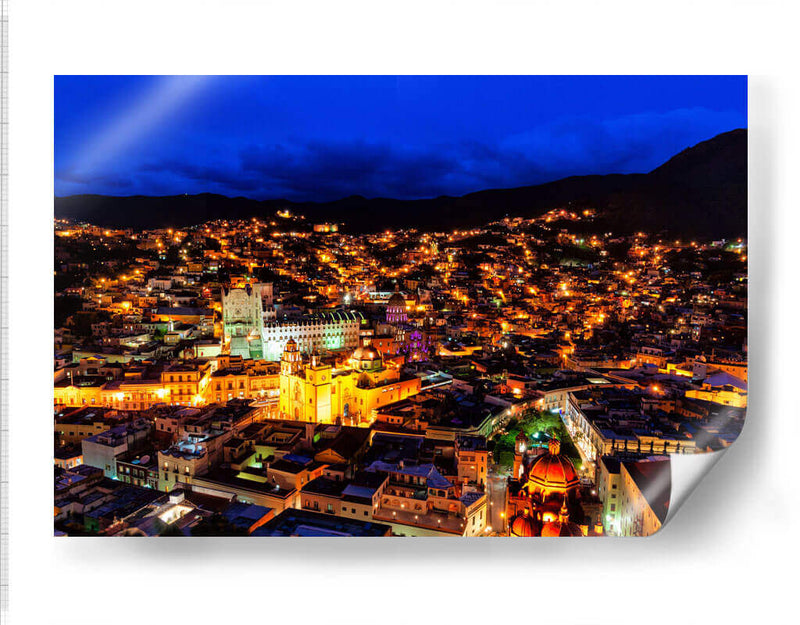 Guanajuato de Noche - Marcos Rodríguez | Cuadro decorativo de Canvas Lab