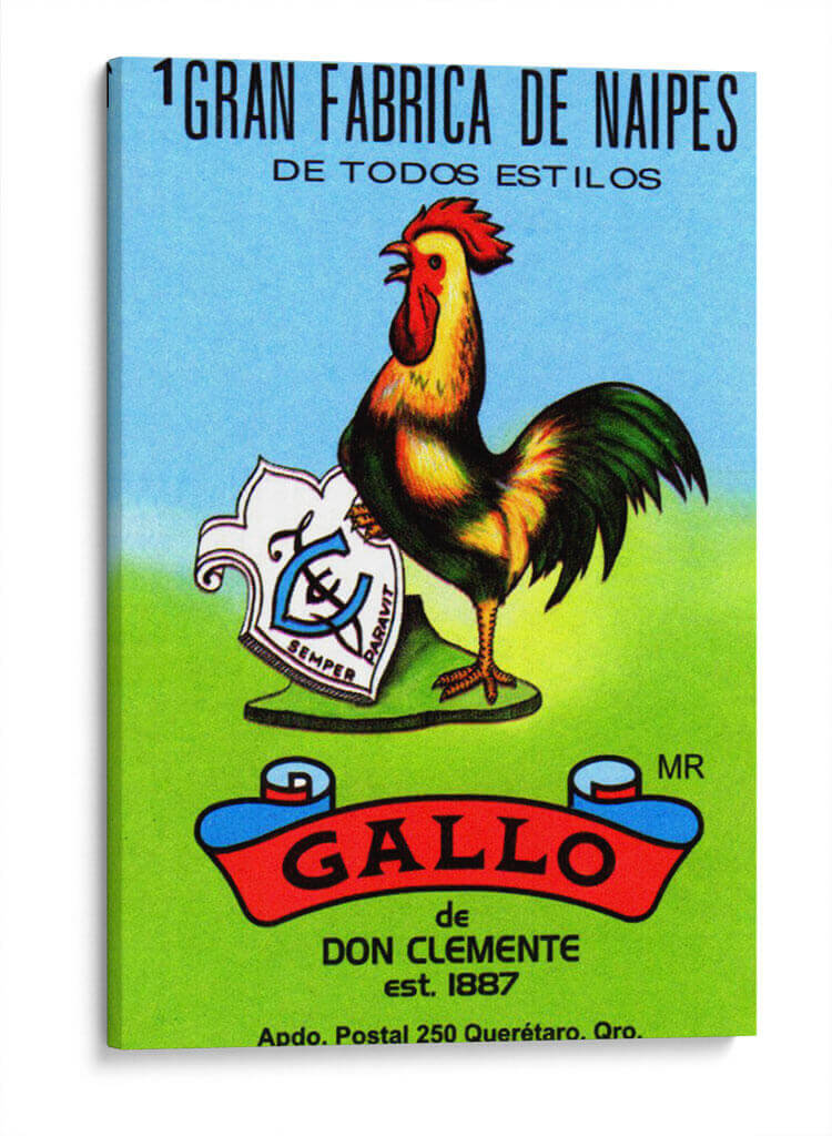 1 - El gallo | Cuadro decorativo de Canvas Lab