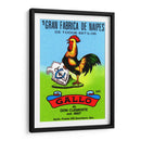 1 - El gallo | Cuadro decorativo de Canvas Lab