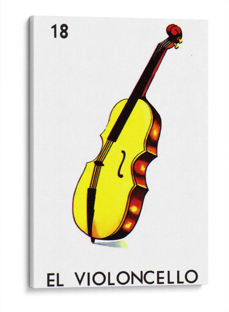 18 - El Violoncello | Cuadro decorativo de Canvas Lab