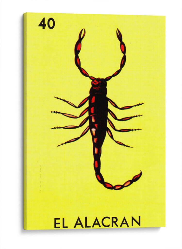 40 - El Alacrán | Cuadro decorativo de Canvas Lab