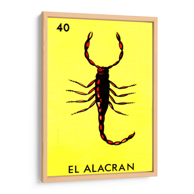 40 - El Alacrán | Cuadro decorativo de Canvas Lab