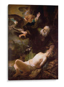 El sacrificio de Isaac - Rembrandt van Rijn | Cuadro decorativo de Canvas Lab