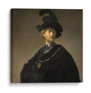 Anciano con un collar de oro - Rembrandt van Rijn | Cuadro decorativo de Canvas Lab