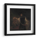 Aristóteles contemplando el busto de Homero - Rembrandt van Rijn | Cuadro decorativo de Canvas Lab
