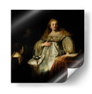 Judit en el banquete de Holofernes - Rembrandt van Rijn | Cuadro decorativo de Canvas Lab