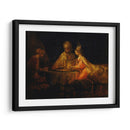 Asuero y Hamán en la fiesta de Ester - Rembrandt van Rijn | Cuadro decorativo de Canvas Lab
