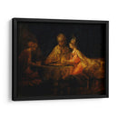 Asuero y Hamán en la fiesta de Ester - Rembrandt van Rijn | Cuadro decorativo de Canvas Lab