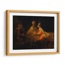 Asuero y Hamán en la fiesta de Ester - Rembrandt van Rijn | Cuadro decorativo de Canvas Lab