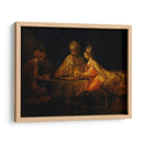 Asuero y Hamán en la fiesta de Ester - Rembrandt van Rijn | Cuadro decorativo de Canvas Lab