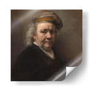 Autorretrato (1669) - Rembrandt van Rijn | Cuadro decorativo de Canvas Lab