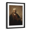 Autorretrato con un pañuelo blanco a la cabeza -símbolo de su profesión- en 1661 - Rembrandt van Rijn | Cuadro decorativo de Canvas Lab