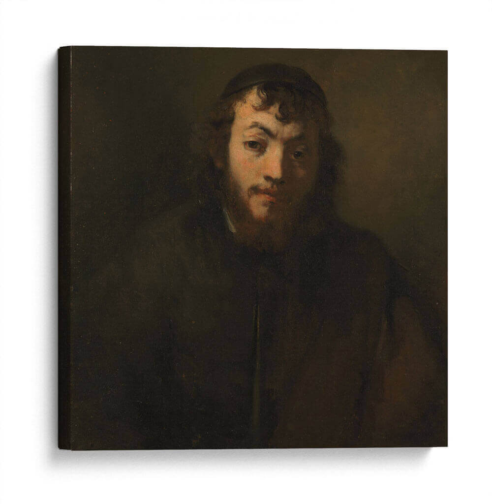 Busto de un judío joven - Rembrandt van Rijn | Cuadro decorativo de Canvas Lab