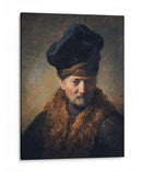 Busto de un viejo con un yelmo - Rembrandt van Rijn | Cuadro decorativo de Canvas Lab