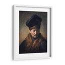 Busto de un viejo con un yelmo - Rembrandt van Rijn | Cuadro decorativo de Canvas Lab