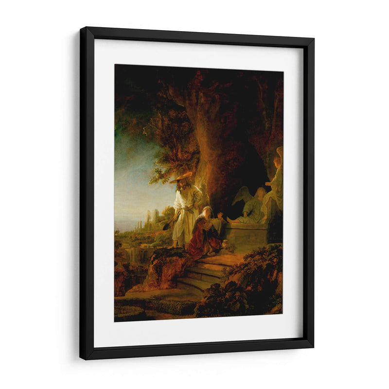 Cristo resucitado se aparece a María Magdalena - Rembrandt van Rijn | Cuadro decorativo de Canvas Lab