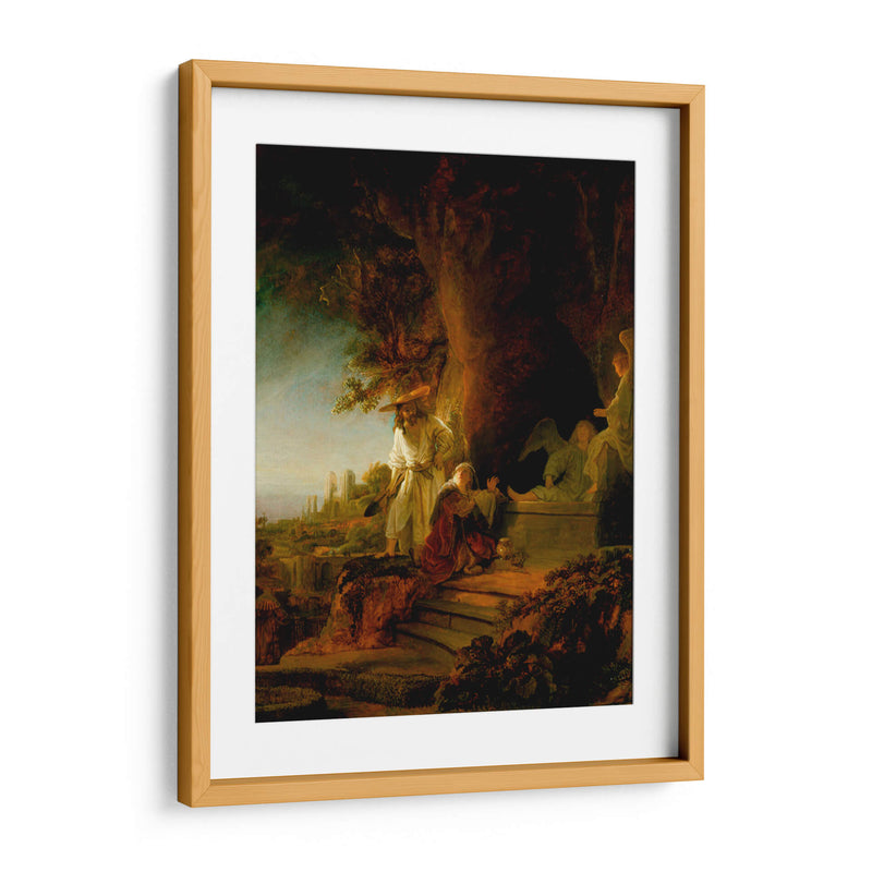 Cristo resucitado se aparece a María Magdalena - Rembrandt van Rijn | Cuadro decorativo de Canvas Lab
