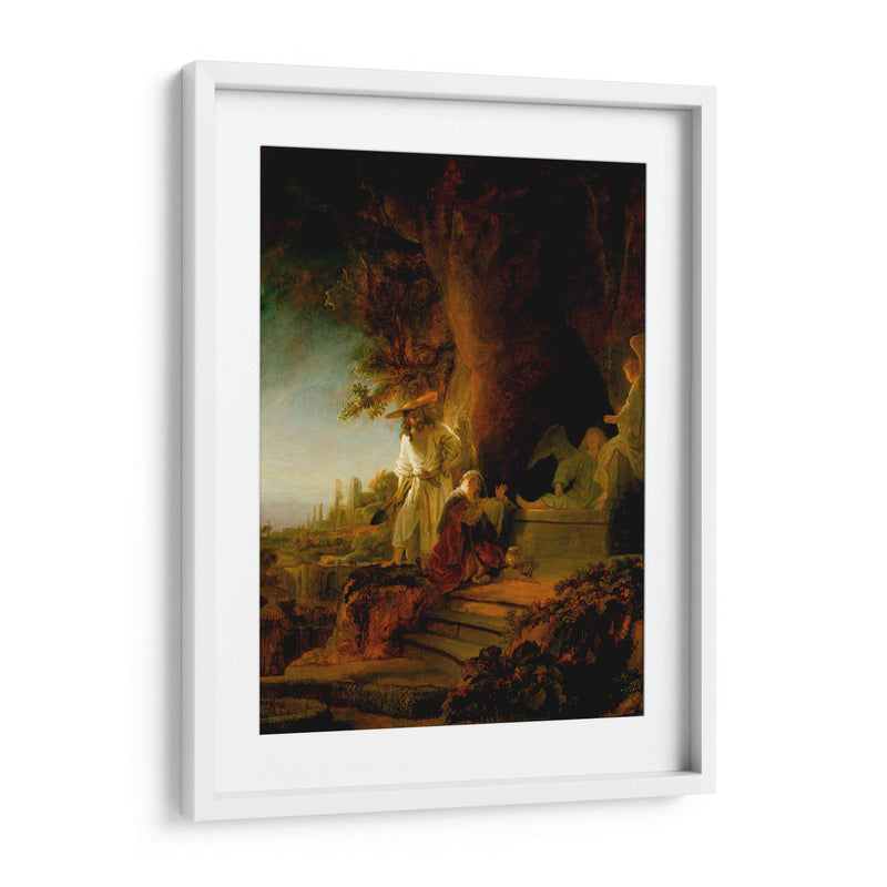 Cristo resucitado se aparece a María Magdalena - Rembrandt van Rijn | Cuadro decorativo de Canvas Lab
