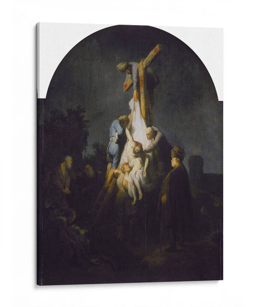 El descendimiento de la cruz - Rembrandt van Rijn | Cuadro decorativo de Canvas Lab