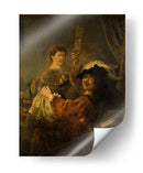 El hijo pródigo en la taberna - Rembrandt van Rijn | Cuadro decorativo de Canvas Lab