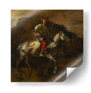 El jinete polaco - Rembrandt van Rijn | Cuadro decorativo de Canvas Lab