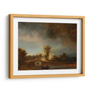 El puente de piedra - Rembrandt van Rijn | Cuadro decorativo de Canvas Lab