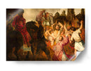 La lapidación de san Esteban - Rembrandt van Rijn | Cuadro decorativo de Canvas Lab