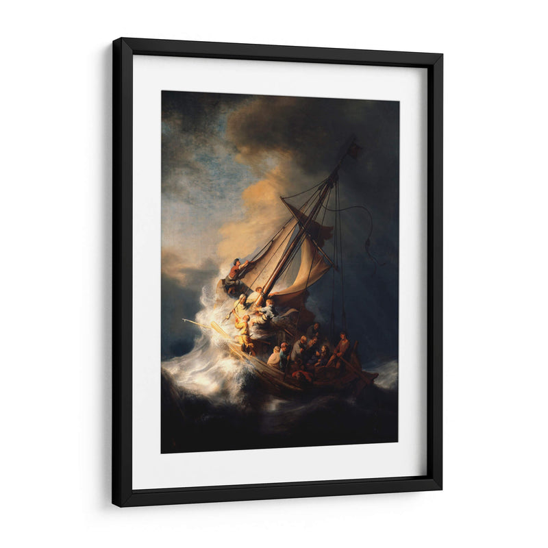La tormenta en el mar de Galilea - Rembrandt van Rijn | Cuadro decorativo de Canvas Lab