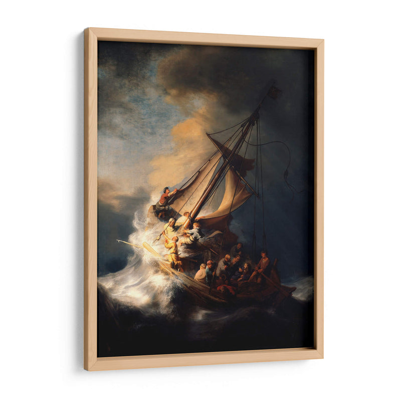 La tormenta en el mar de Galilea - Rembrandt van Rijn | Cuadro decorativo de Canvas Lab