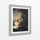 La tormenta en el mar de Galilea - Rembrandt van Rijn | Cuadro decorativo de Canvas Lab