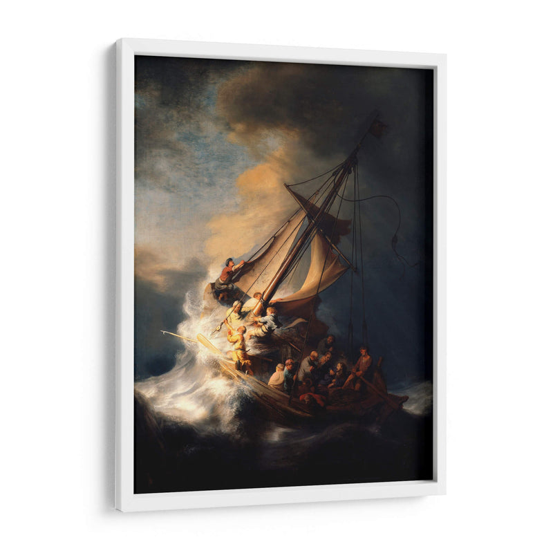 La tormenta en el mar de Galilea - Rembrandt van Rijn | Cuadro decorativo de Canvas Lab