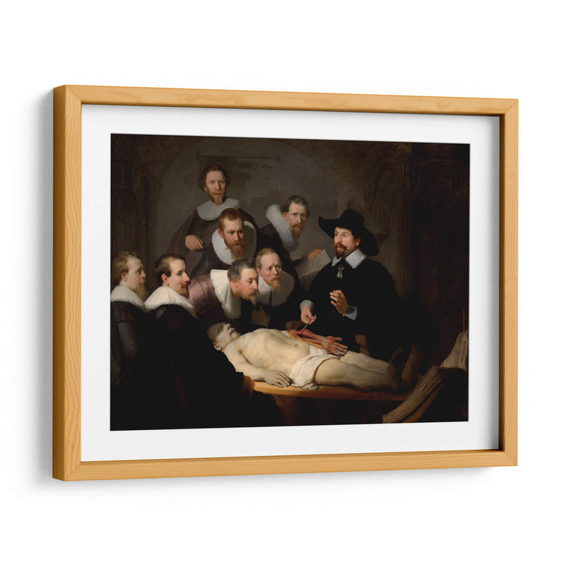 Lección de anatomía del Dr. Nicolaes Tulp - Rembrandt van Rijn | Cuadro decorativo de Canvas Lab