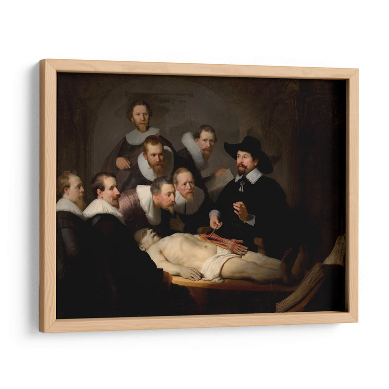 Lección de anatomía del Dr. Nicolaes Tulp - Rembrandt van Rijn | Cuadro decorativo de Canvas Lab