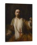Lucrecia (1666) - Rembrandt van Rijn | Cuadro decorativo de Canvas Lab