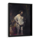 Mujer bañándose en un arroyo - Rembrandt van Rijn | Cuadro decorativo de Canvas Lab