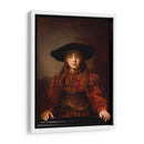 Niña en un marco - Rembrandt van Rijn | Cuadro decorativo de Canvas Lab